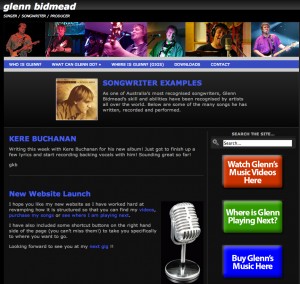 Glenn Bidmead Website