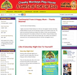 Cheeky Monkeys Play House