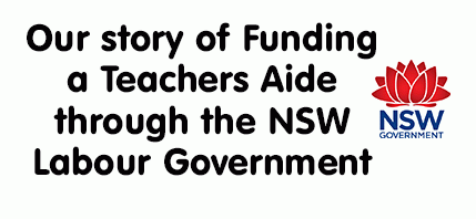 Teachers Aide Funding – We have a result!!